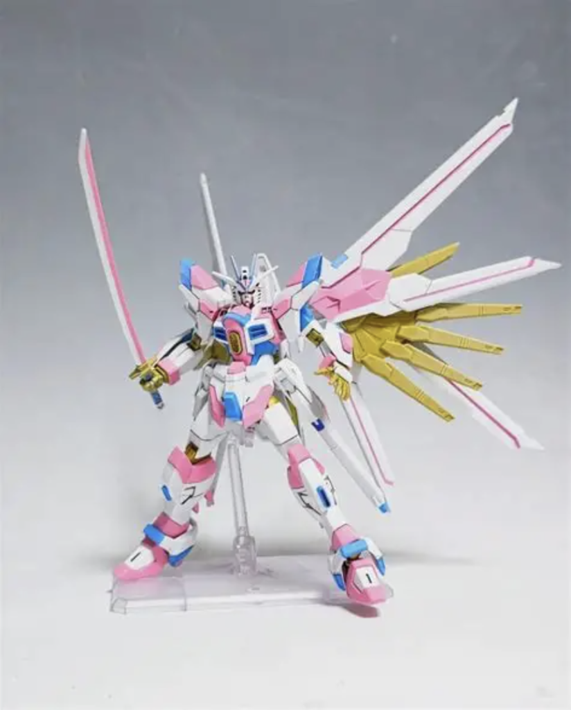 マイティストライクフリーダム桃式–2枚目/制作者：@REV_PINK