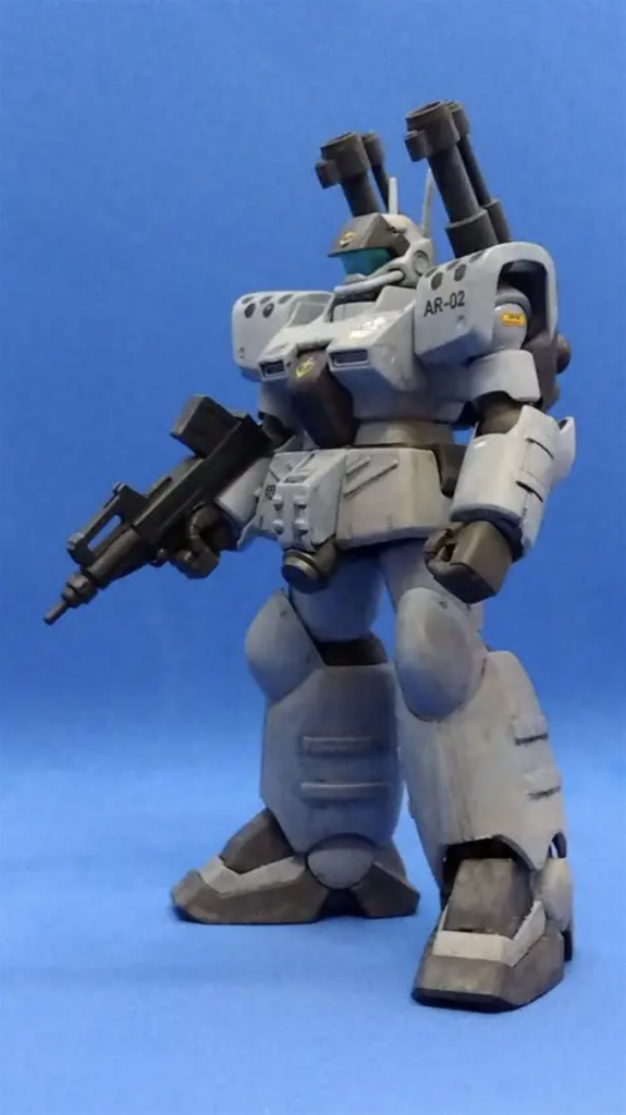 マシンガンだけでも結構印象変わりますね？ノーマルジムをかっこ良いと認識し始めたのはこのゲームでした。