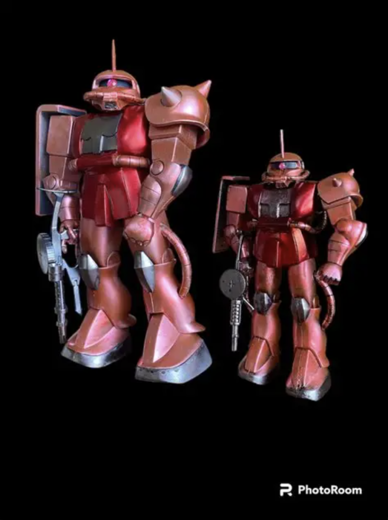 1/100と。同じようなカラーになりました。