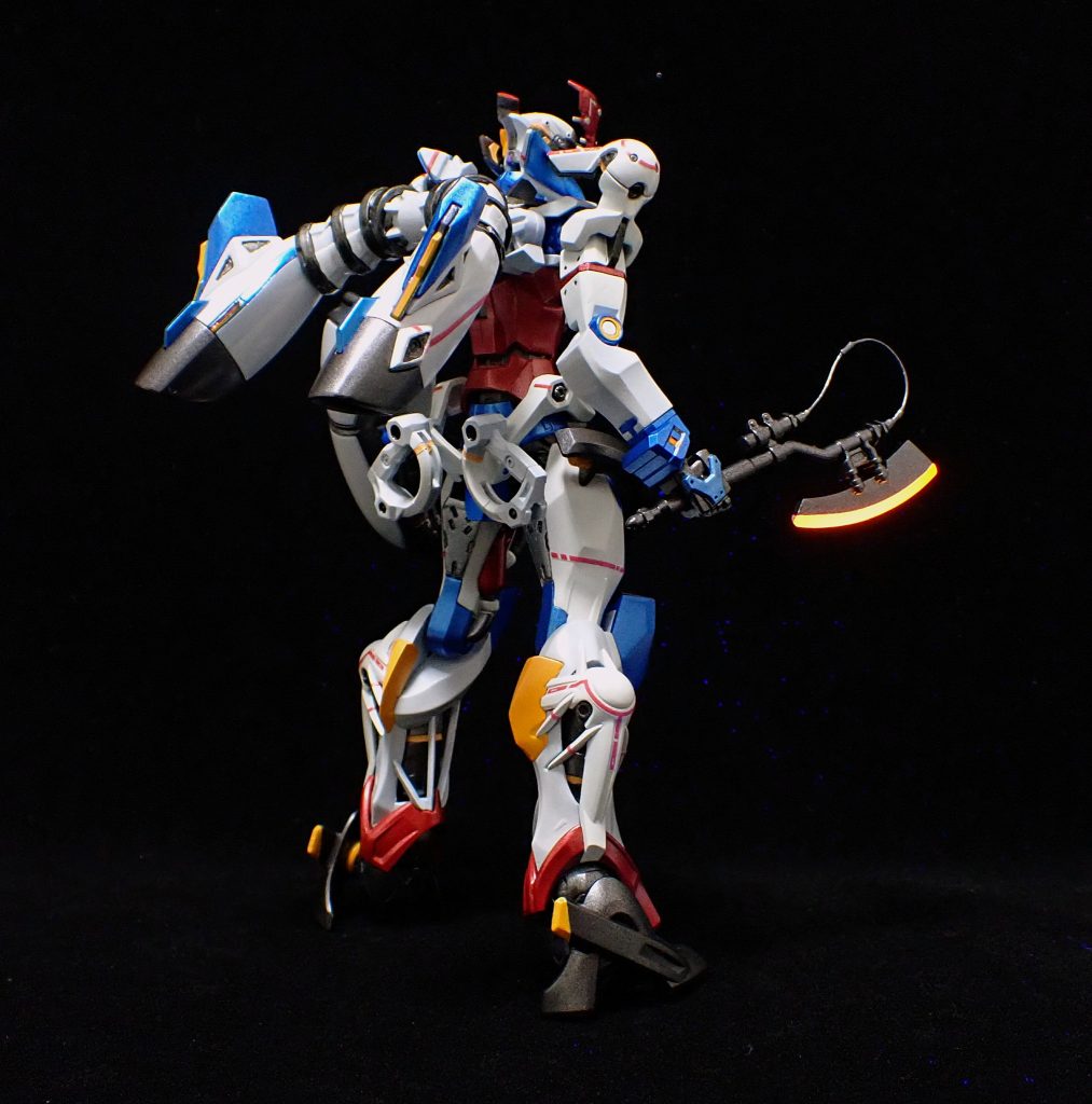 ヒートホークのパイプは真鍮線で細くしました。