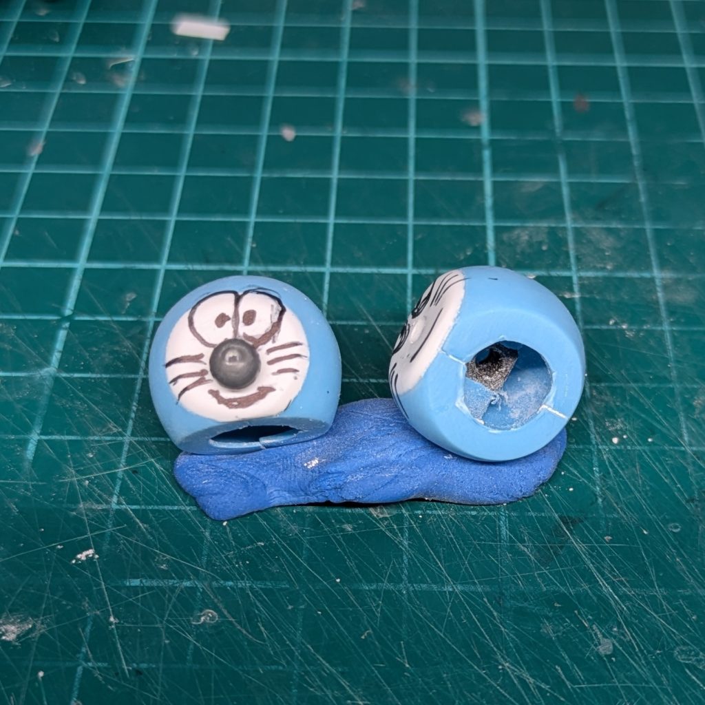 肩アーマーがどうしてもこう見えてしまったので😂