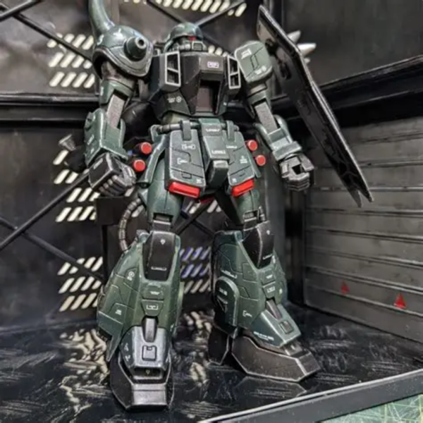 ザクウォーリア　リアルタイプカラー筆塗り