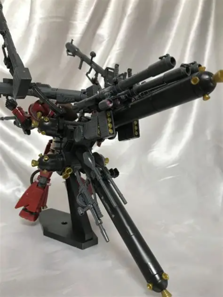 やはりこの機体は背中こそ華。 