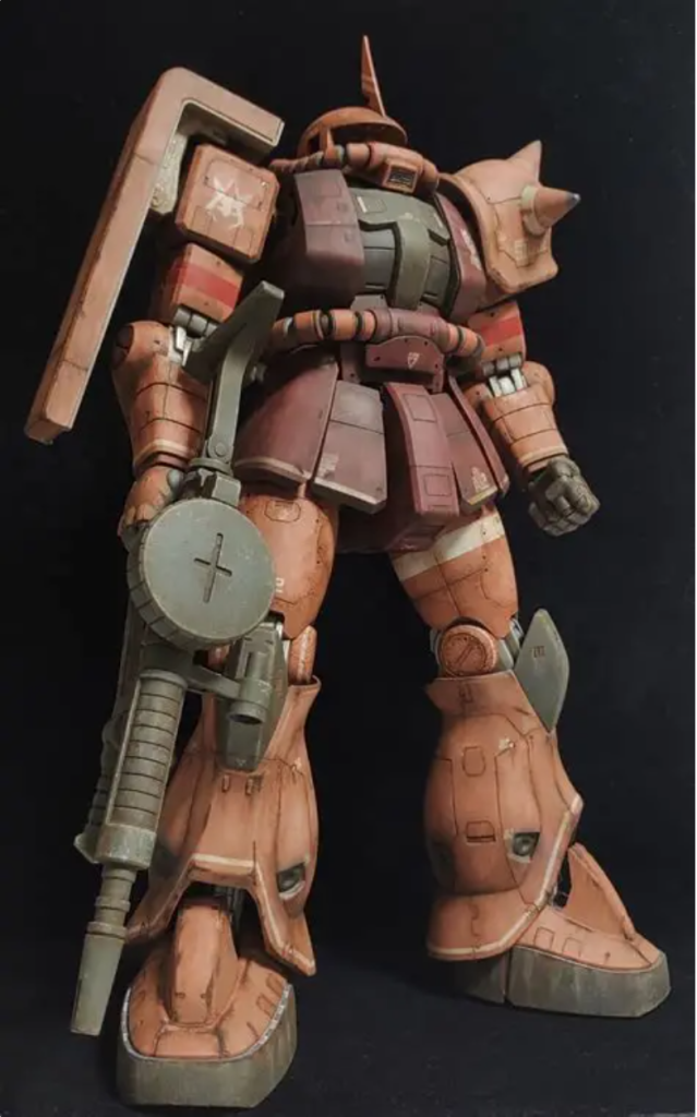 今回腕の識別帯を赤にしてみました　悪くはないかな？