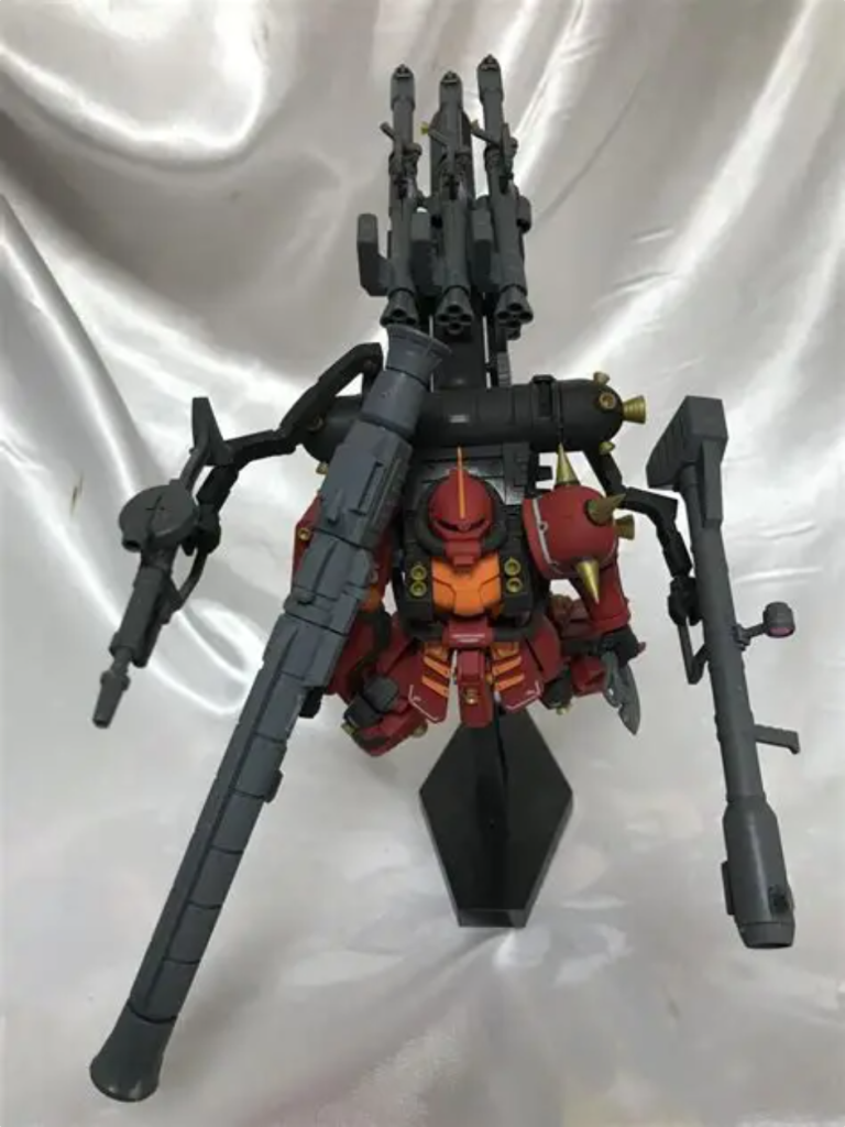 武器はサイコザクのものをほぼそのまま、試作二号機から今回アトミックバズーカを移植しました。