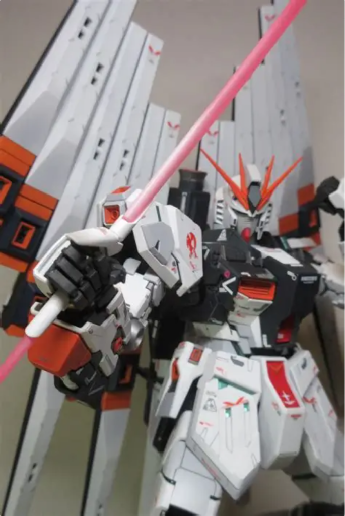 MG　νガンダム　ダブルフィンファンネル–4枚目/制作者：☆ぽんきち☆