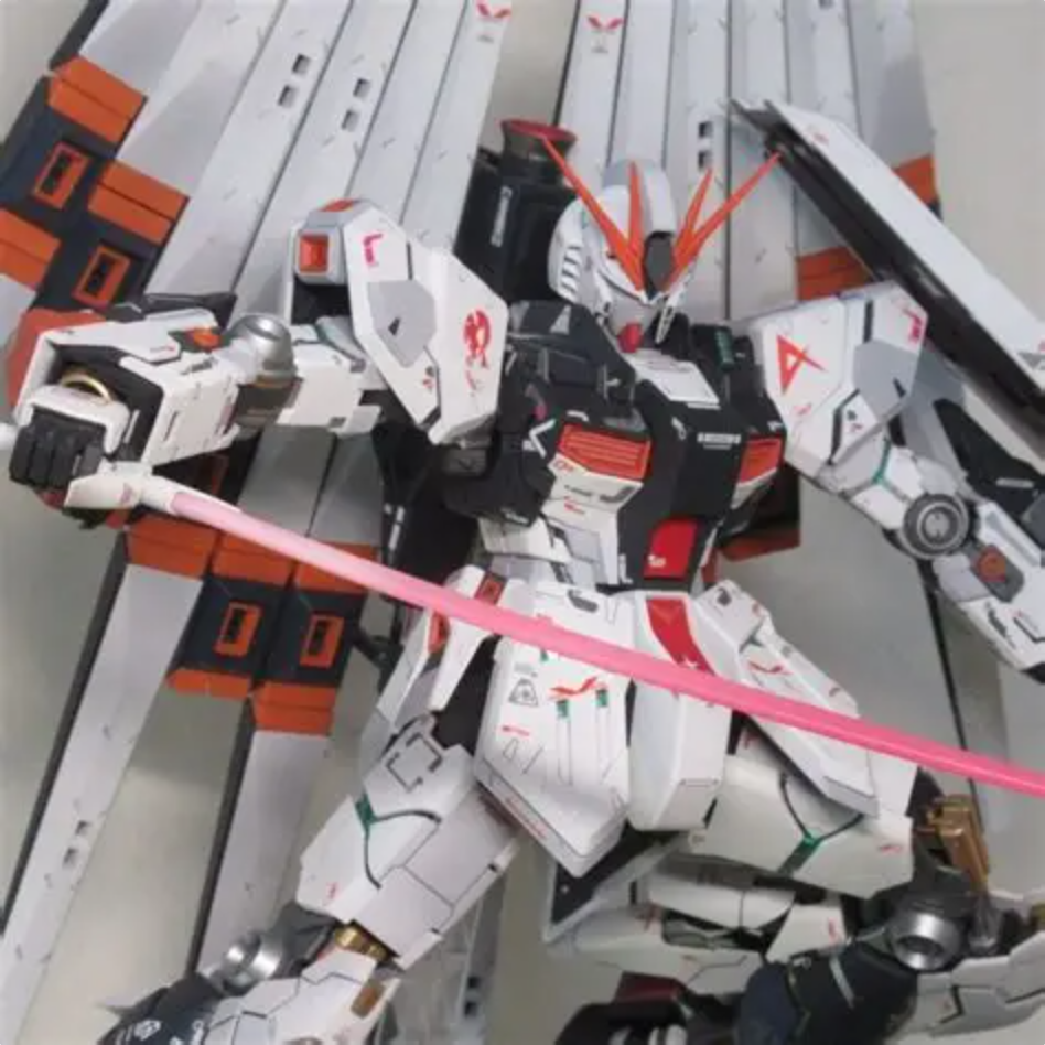 MG　νガンダム　ダブルフィンファンネル