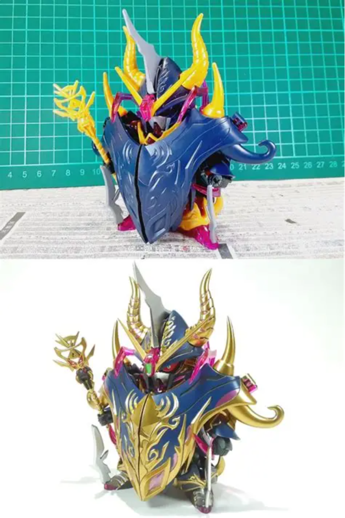 塗装前との比較基本的な加工は全体のシャープ化、肉抜き処理を施してます