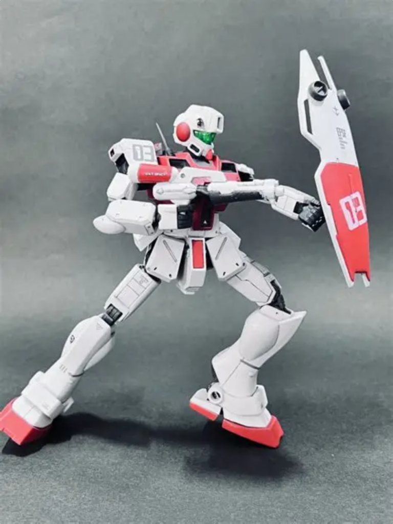 一応立膝っぽい事も出来ます膝関節はボールデンアームアームズから流用