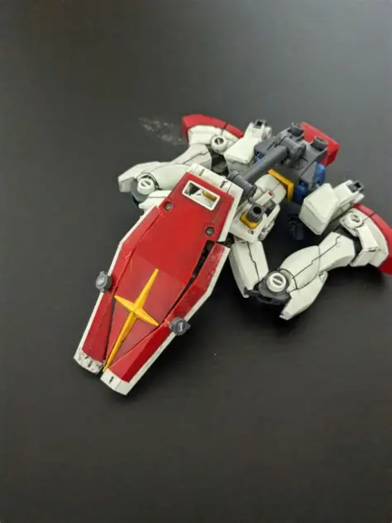 ＲＸ-78飛行モードＡ.Ｂ–5枚目/制作者：iinesisugitanokana