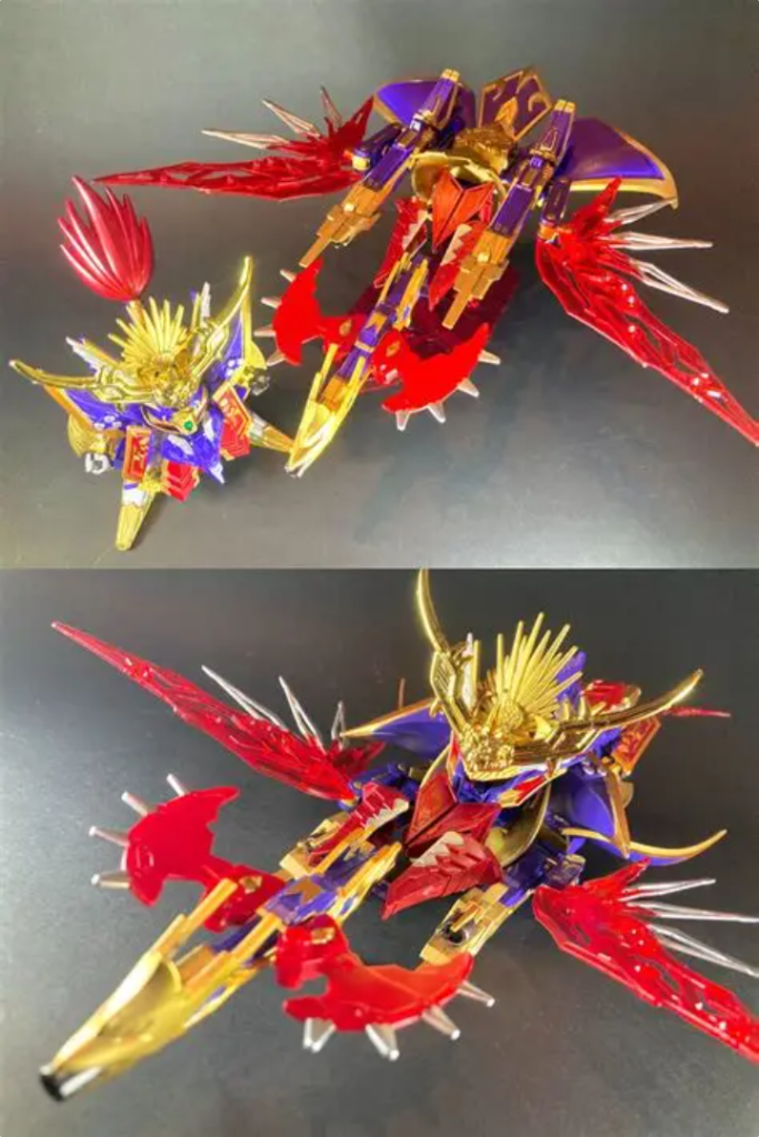 【武羅星邪龍】(ブラスターワイバーン)天下無双闇元帥の支援機。朧魔将は、輝羅鋼を再起動させその持ち主と認められた天下無双大将軍の有り様を模倣する事で、悪しき力に転化しながらも輝羅鋼が本来持つエネルギーを最大限引き出そうとしている。本機は大将軍の絶令鳳凰と対を成す概念として顕現している。