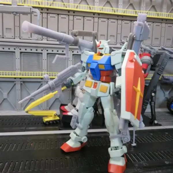 ガンプラ作ろう会(EGガンダム・アー・バオア・クー決戦仕様)