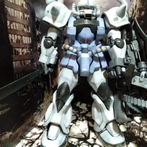 首都防衛大隊旗機ヴァイスローゼ　MGグフ・カスタム(Ver.2・0仮想)　MGグフVer.2・0改造