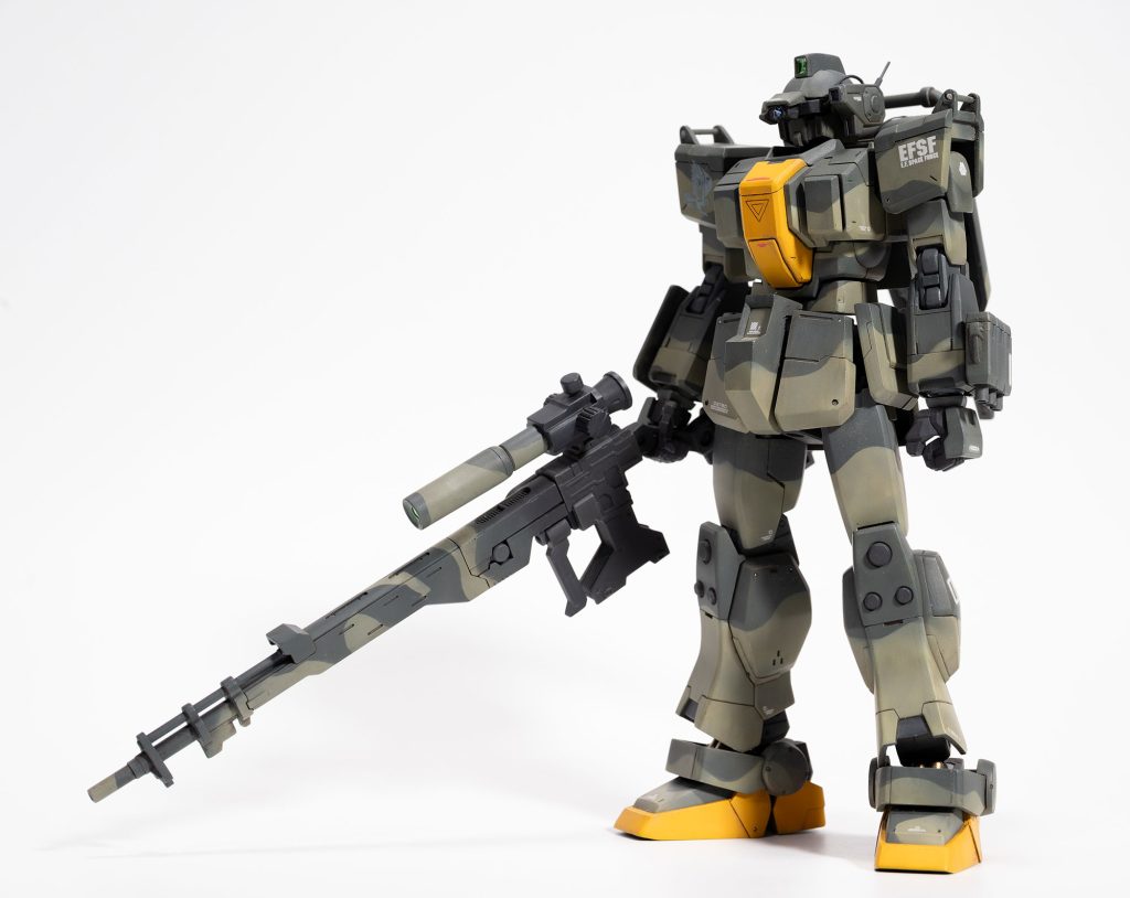 HG陸戦型ジム[迷彩]–2枚目/制作者：kchiku