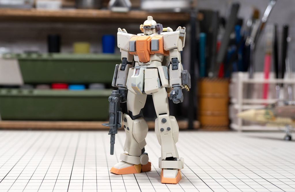 HG陸戦型ジム[迷彩]–6枚目/制作者：kchiku