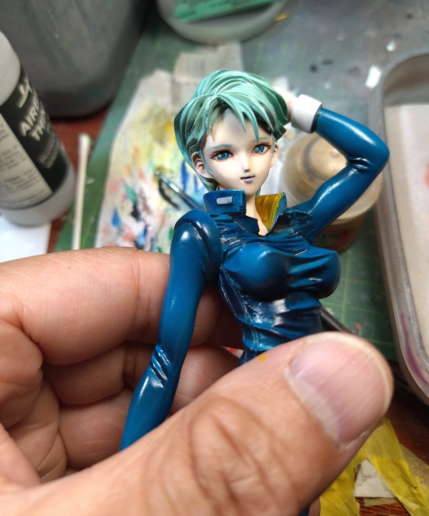 お顔は筆で手書きしています✍🏻