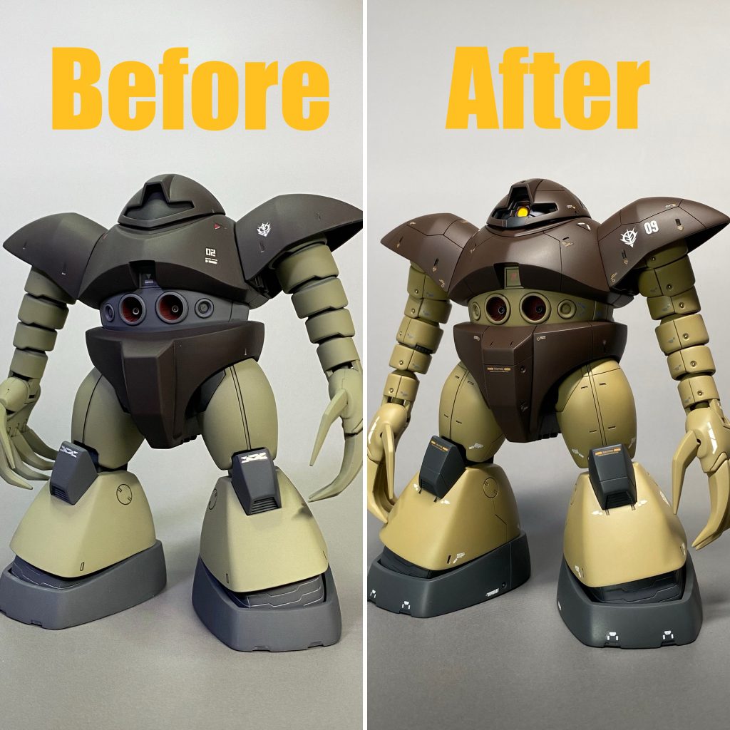 5年前に製作した過去作との比較です。過去作はほぼ無改造です。