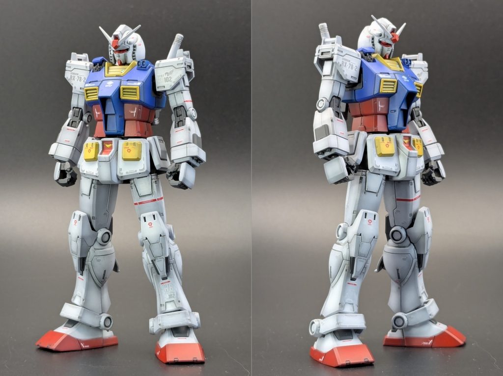ゴツい目のスタイルがカッコいいガンダムですシンプルだけど、飽きないデザインです