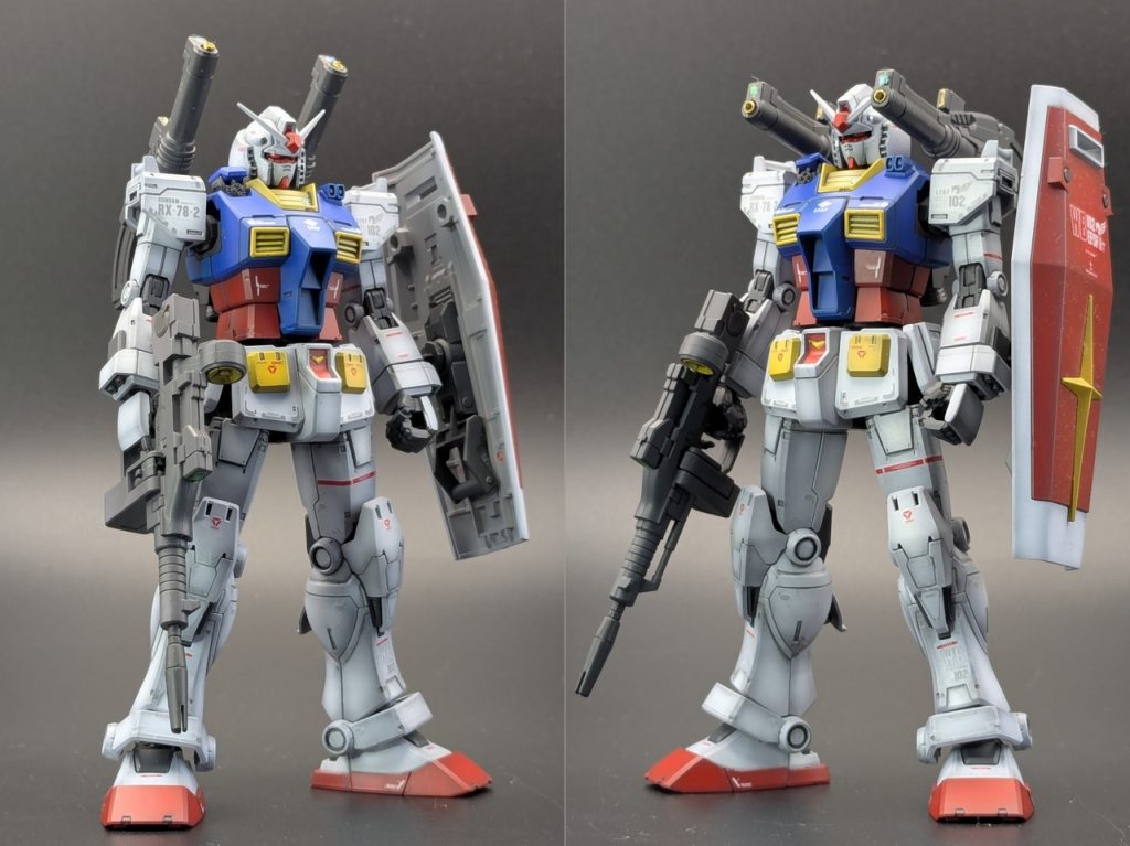 重装型、もしくはガンダムキャノン(笑)もう一つキットを持っているので、アソビでやってみました