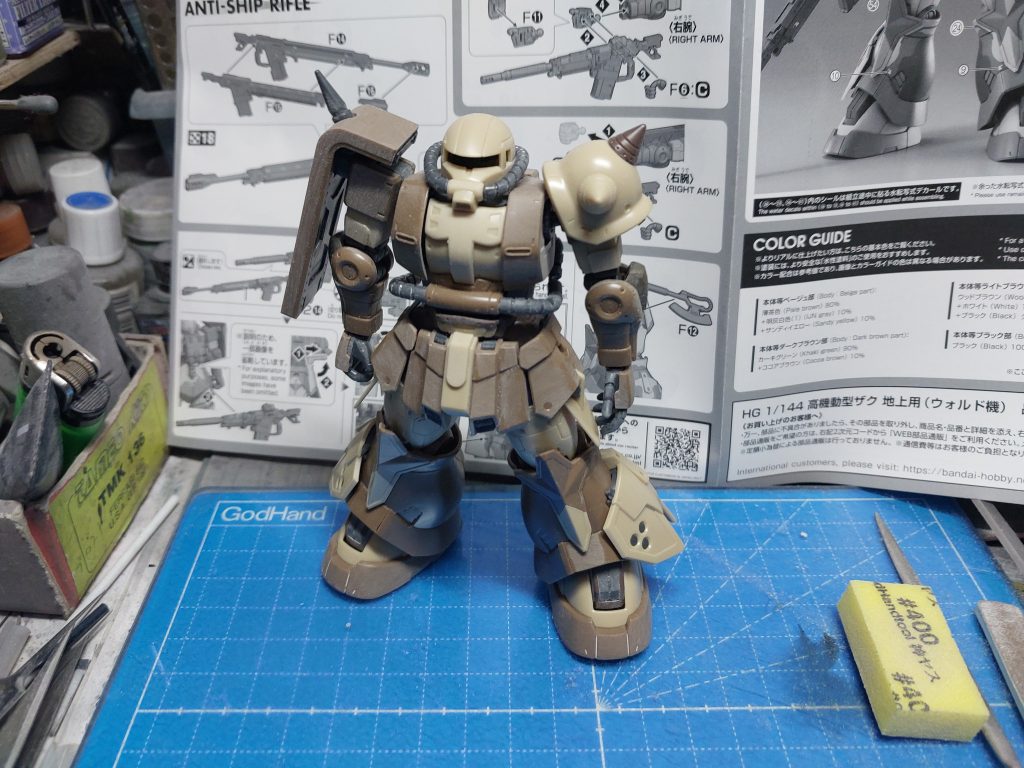 1/144 MS-06GD 高機動型ザク 地上用 ウォルド機–2枚目/制作者：@dagored00