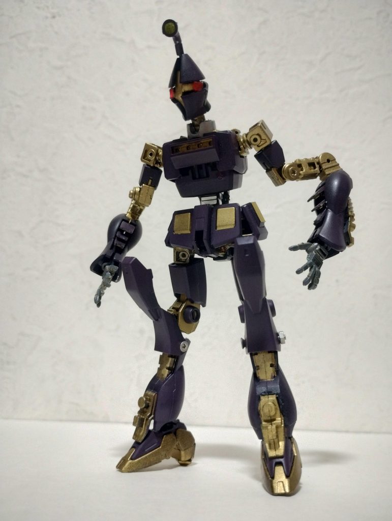 U.C.2020年の惑星ギャンダムールからU.C.080年の地球に来訪した外星人。技術の驚異的な発達により、機械の体を手に入れ永遠の寿命を得るようになったが、歳月とともに進行する精神の衰えには勝てず、この時代の地球人のニュータイプに着目して来訪した、という空想でそれっぽくつくりました。