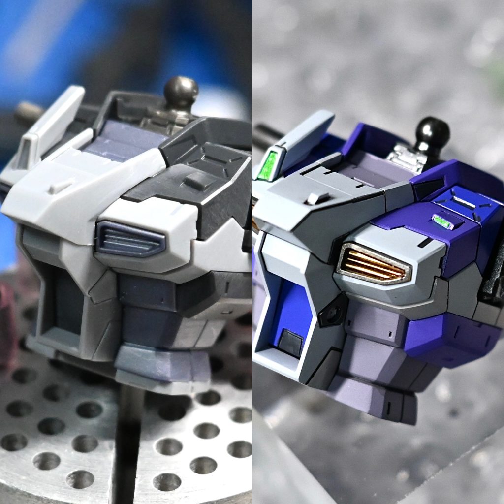 胴体は適度にディテールを追加した程度。ただし、極力シャープにし、陰影やメリハリがつくようにしています。