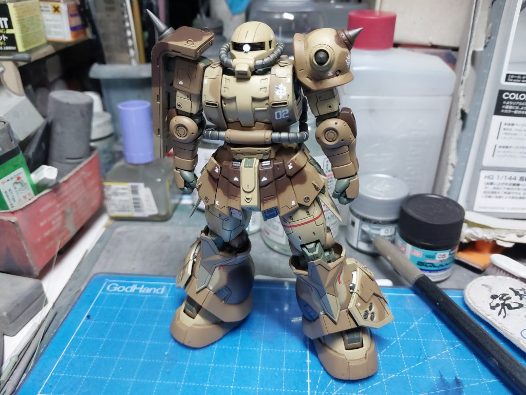 1/144 MS-06GD 高機動型ザク 地上用 ウォルド機–6枚目/制作者：@dagored00