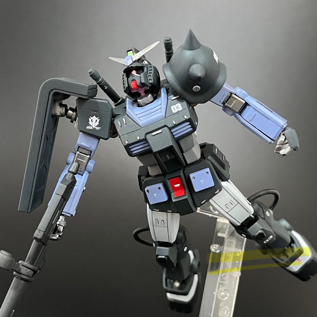 ズバッと飛翔！「これがガンダムってヤツか！！」というガイアの声が聞こえてきそう。