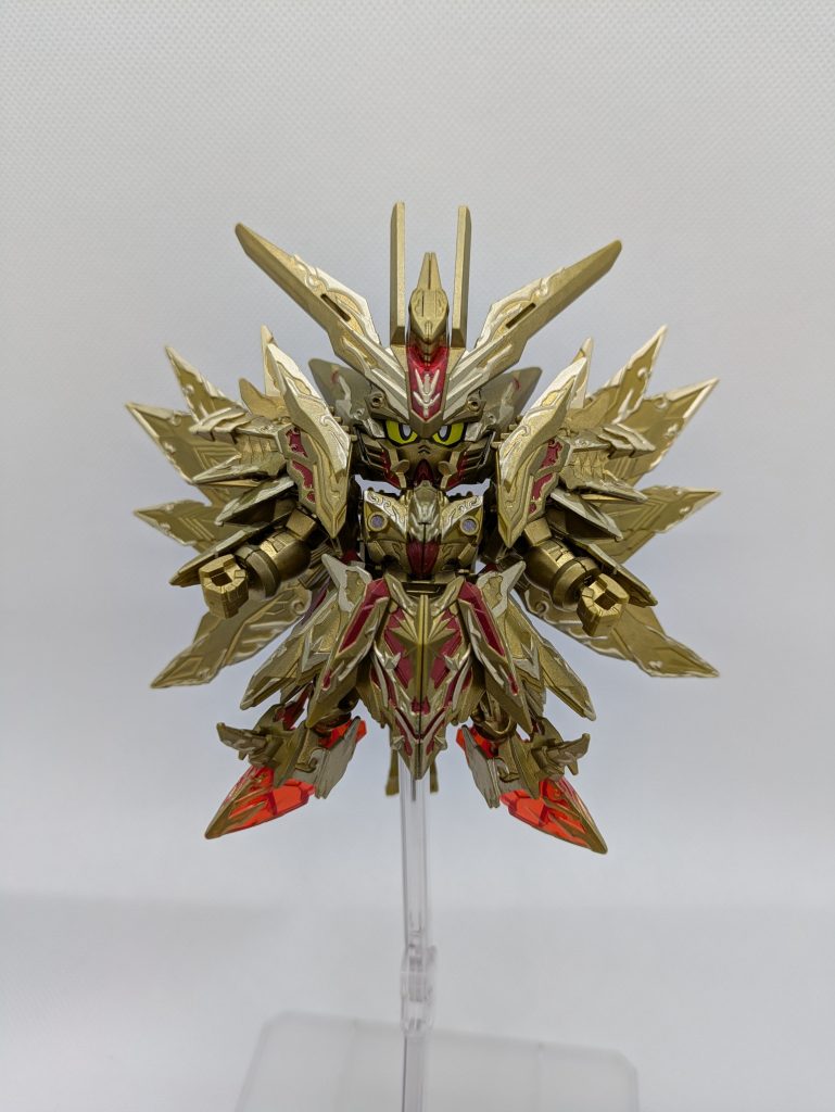 スペリオルストライクフリーダムドラゴンラッカーのゴールドでスプレー塗装、アクリル筆塗り+クリアー