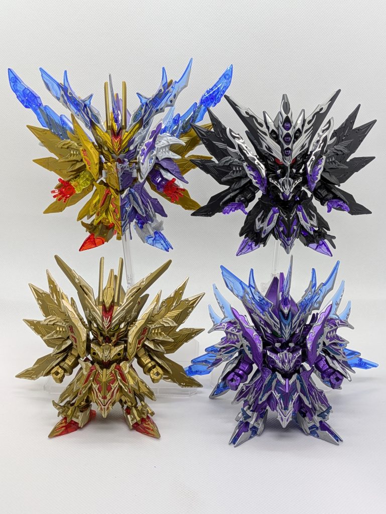 スペリオルフォーミュラーファイナルドラゴン、 ドミナントスペリオルダークネスドラゴン素組+シール