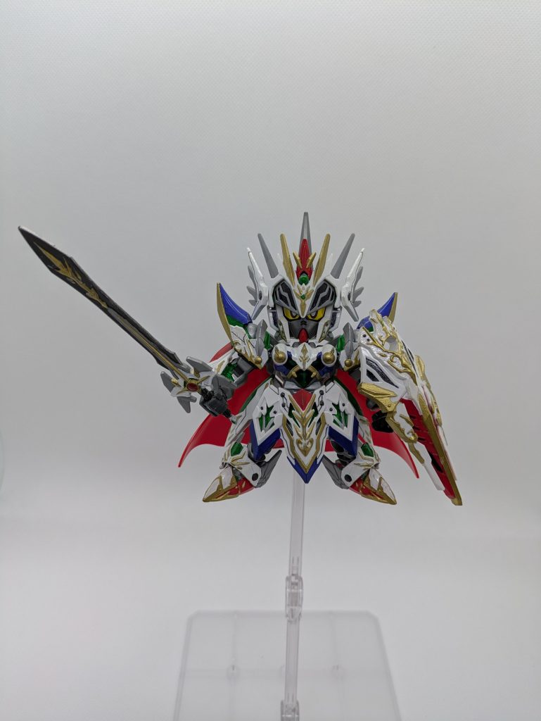 ナイトストライクガンダムアクリルで筆塗り+クリアー