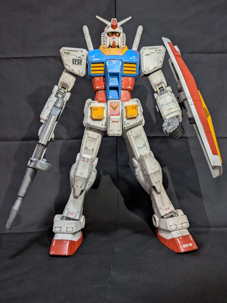 成形色仕上げ、部分塗装、ウェザリング、トップコートの簡単仕上げです。