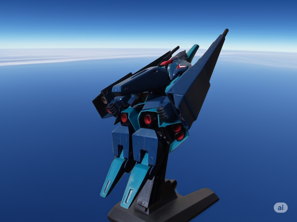 脚部のバーニア周りを中心に改修。