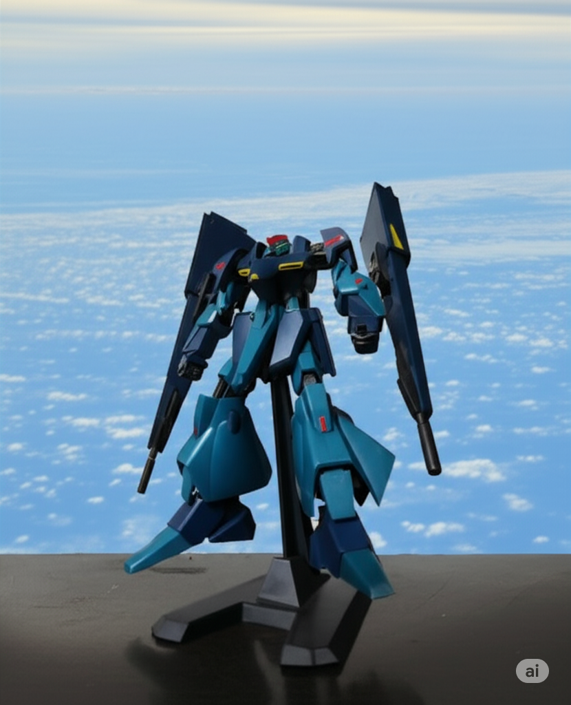 ビームサーベルも設定通りサイドスカート裏に収納できるように改修。