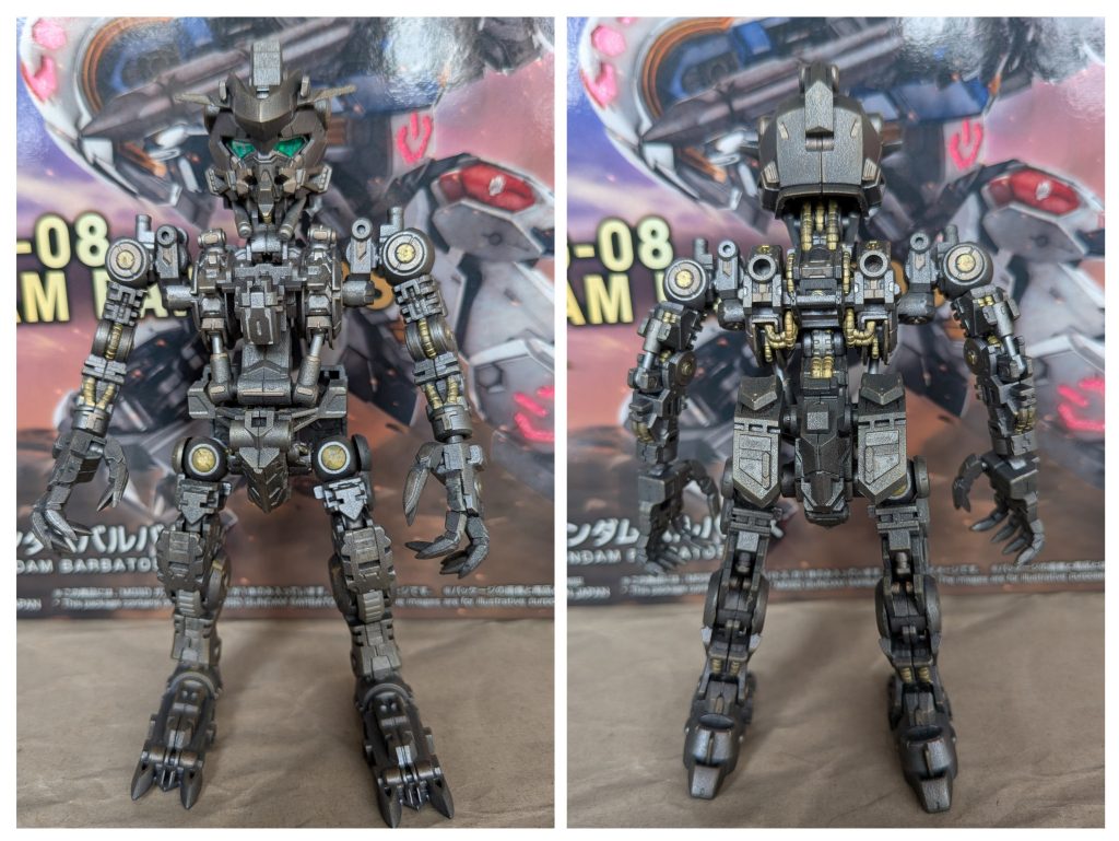 フレームも塗ってますが、ほとんど隠れてしまいました。