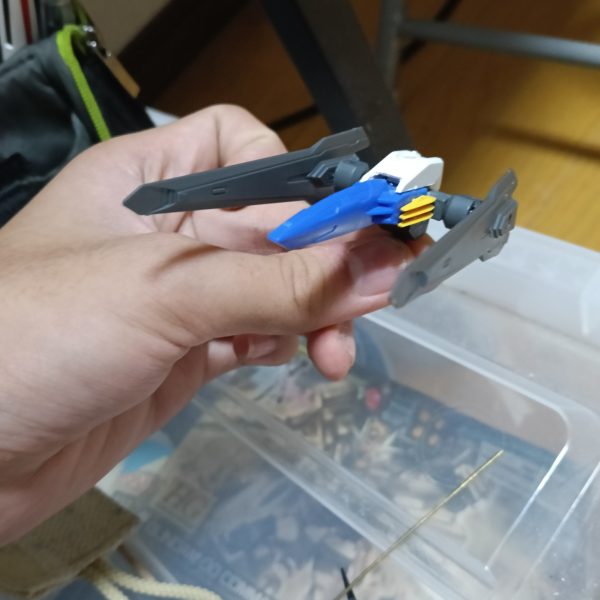 ストライクガンダムをベースにオリジナルの機体(３機目)を作りました!機体名はもう決めてます。その名は、エターナルストライクベータガンダムです。（3枚目）