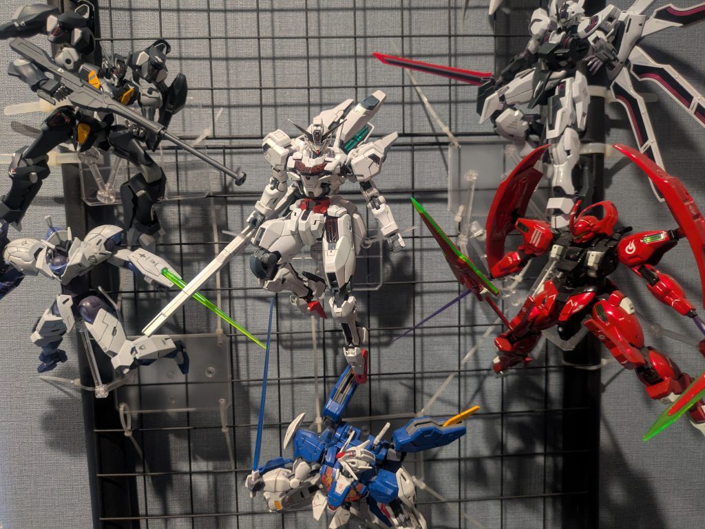 これで水星キットは一区切りかな、MGSDのエアリアルも出ましたが、、、ちょっと積みを消化しようと思います💀💀 ご覧頂きありがとうございました!