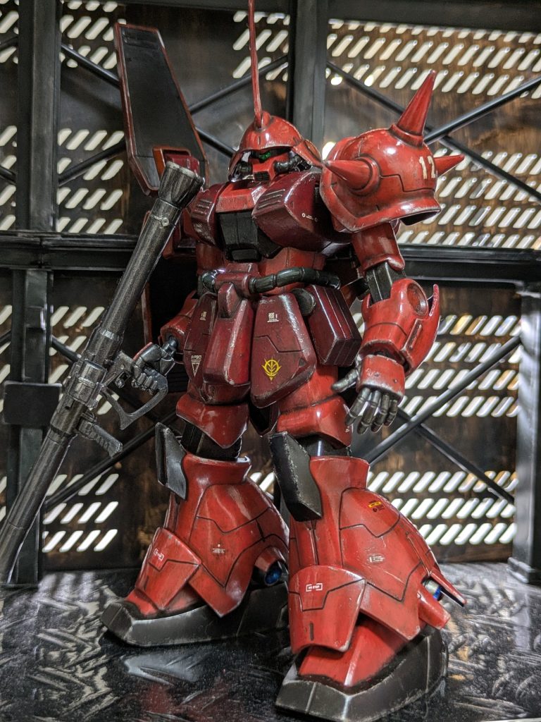 デカール少々貼りました。今回のお気に入りショットです。😁