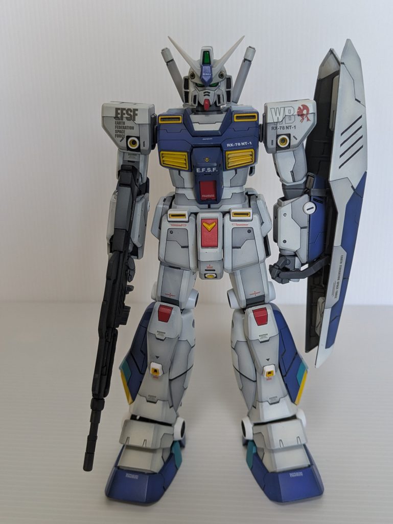 チョバムアーマーが無いので実戦投入型と云う設定で制作しました。取り敢えず全体にスジ彫りしました。
