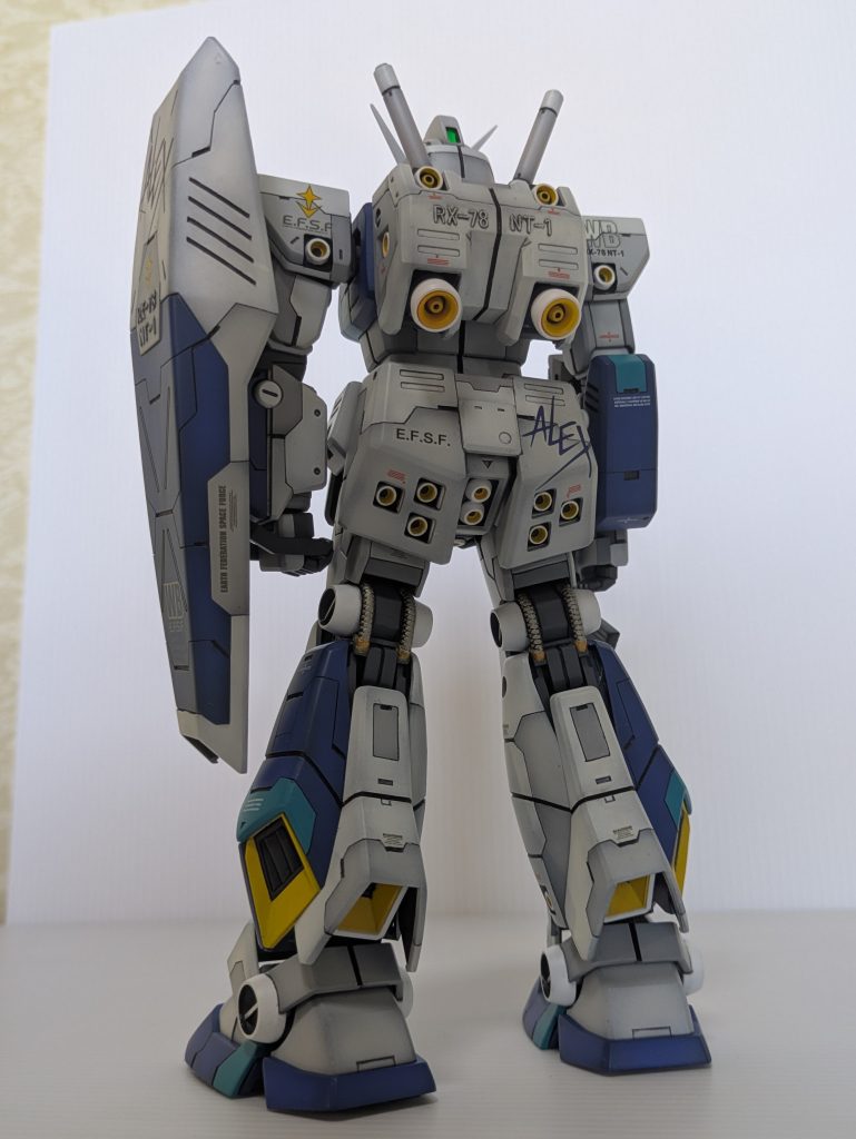 推力増強のためリアのチョバムアーマーだけ取付けました。(ヘイズルみたいで好きです)