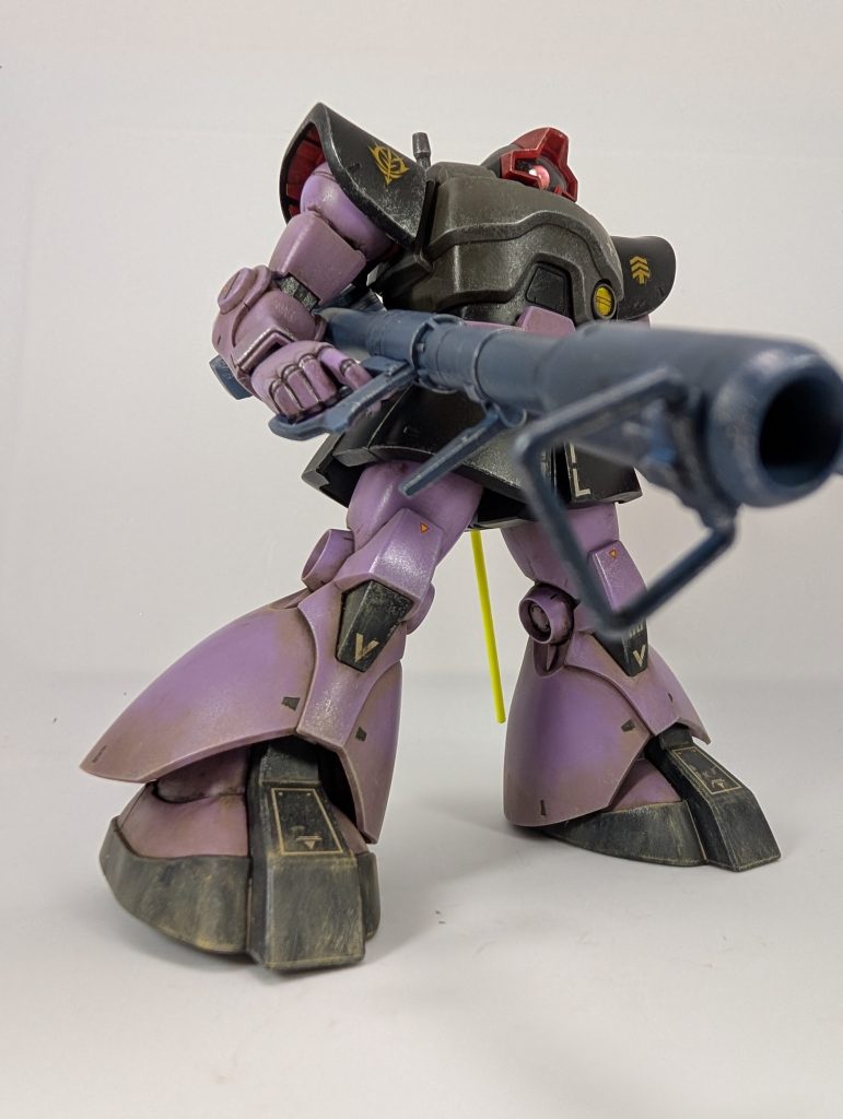 やっぱりデカイ武器はカッコいい!(zaku-kao6)相変わらず武器の色はミディアムブルー(笑)