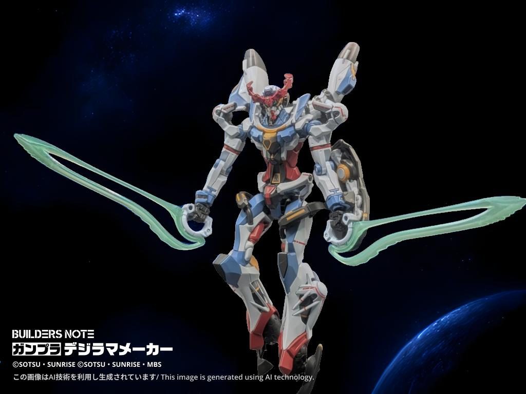 デジラマメーカーで撮影。少し背中曲げたほうがそれっぽい