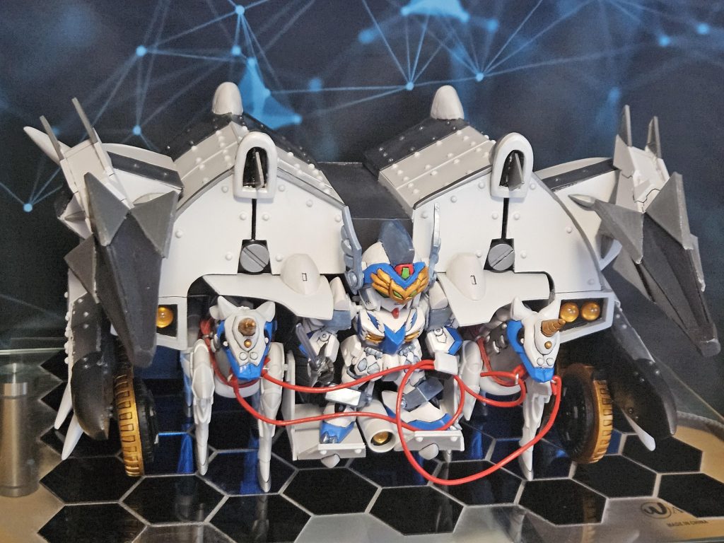 手網部分は針金等で固定。