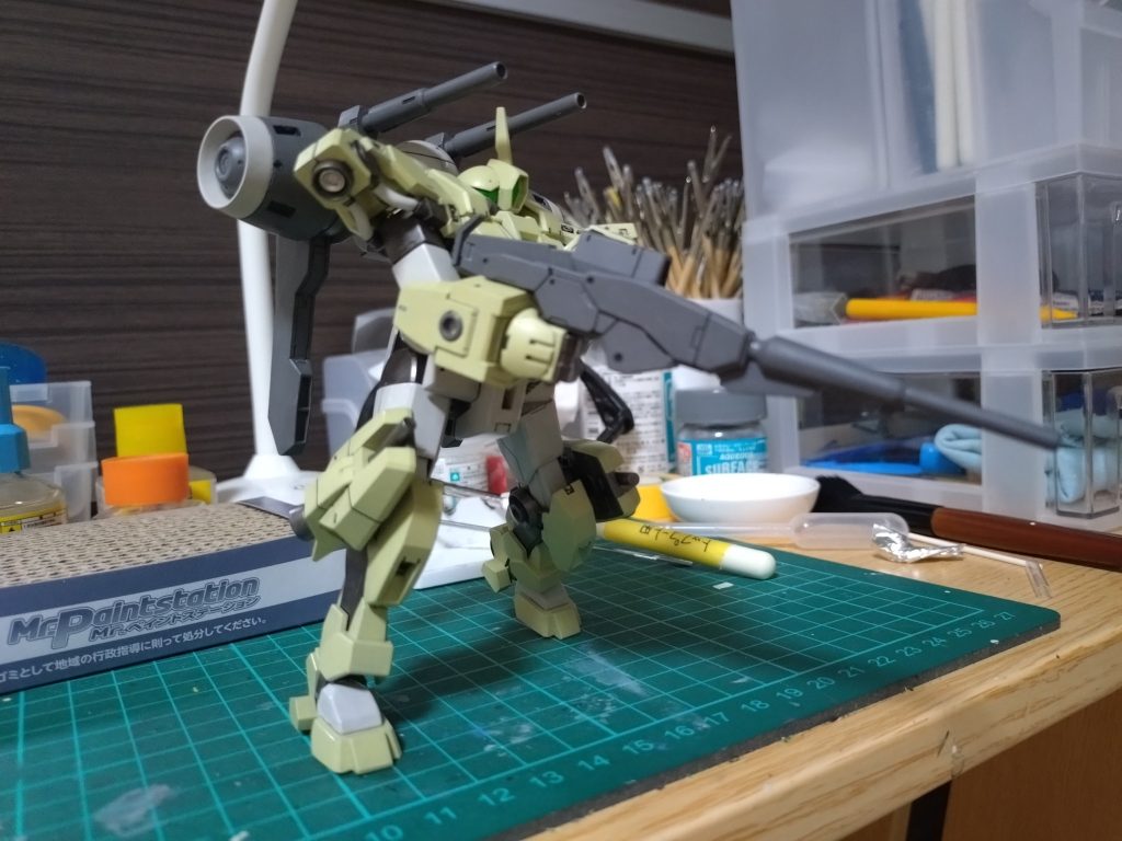 ライフルの保持力が素晴らしいです。