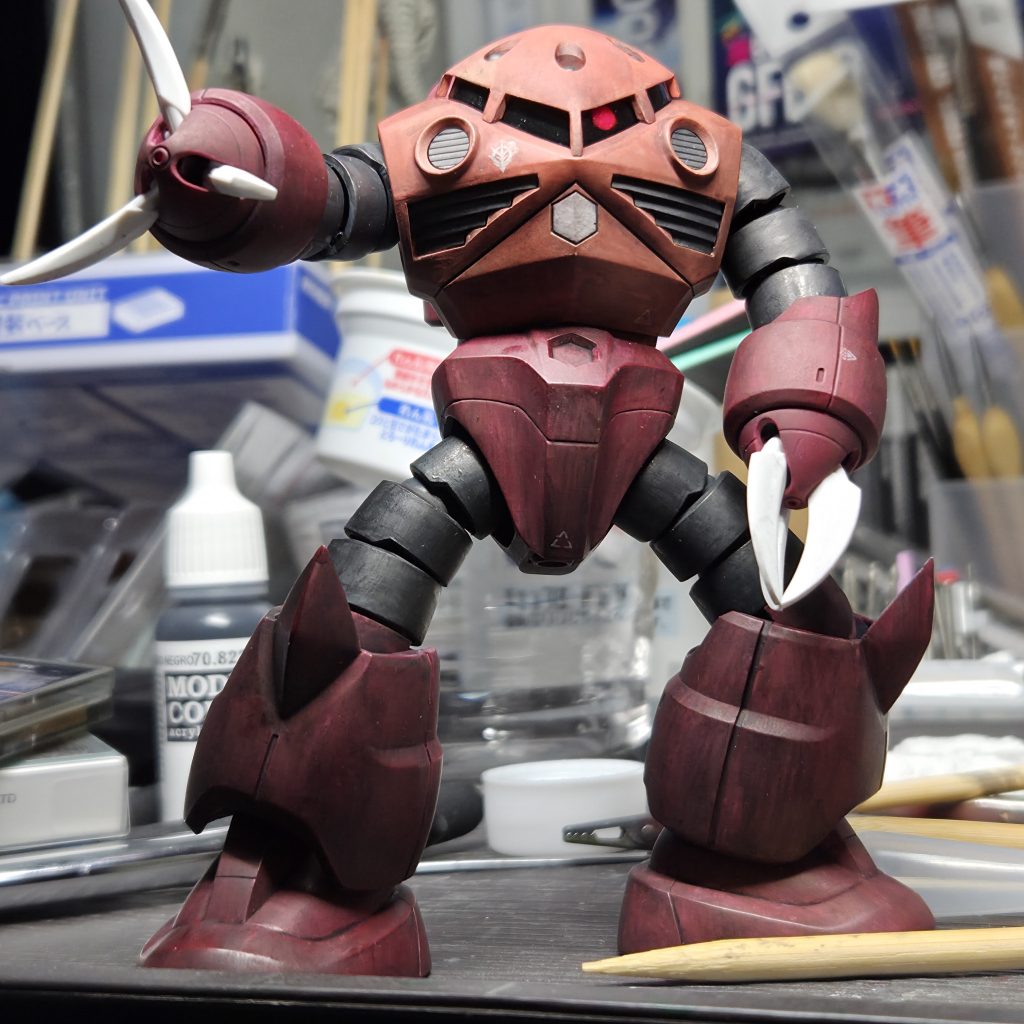 筆ムラが難しいですねラッカーは