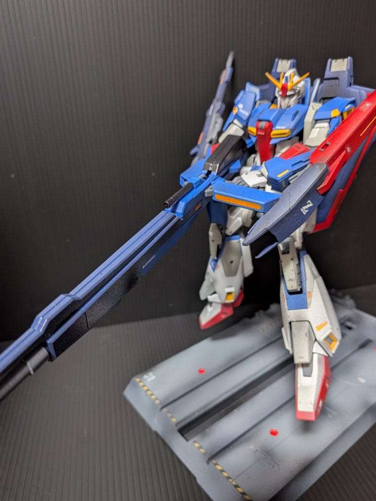 Zガンダム(塗装はげるのがこわくて未変形)–2枚目/制作者：MuMucafe