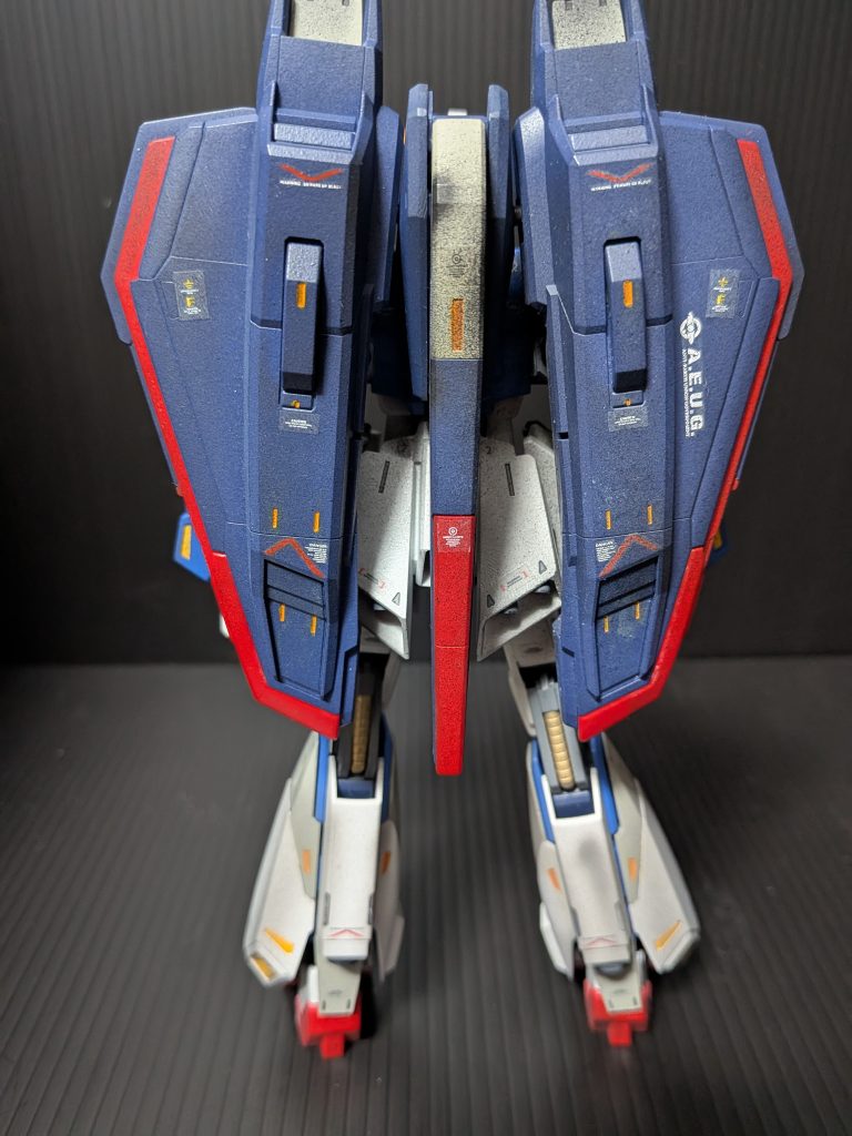 Zガンダム(塗装はげるのがこわくて未変形)–4枚目/制作者：MuMucafe
