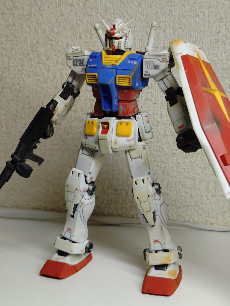 知り合いがウェザリングセットを、お試しとしてくれたので、つや消しコート後ただがむしゃらに汚してみましたw「汚す」っていう言葉尻に抵抗はありましたけどね。