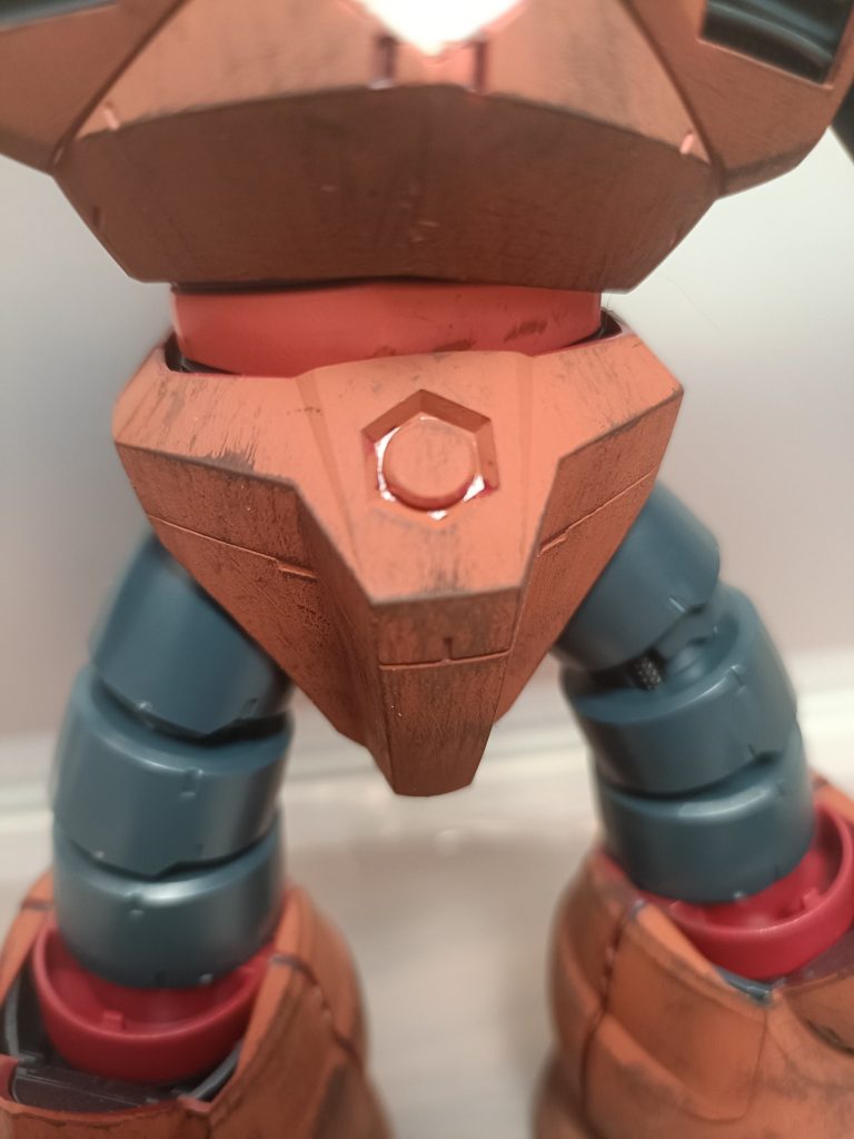 ズゴックは腰回りを作るのが簡単でした