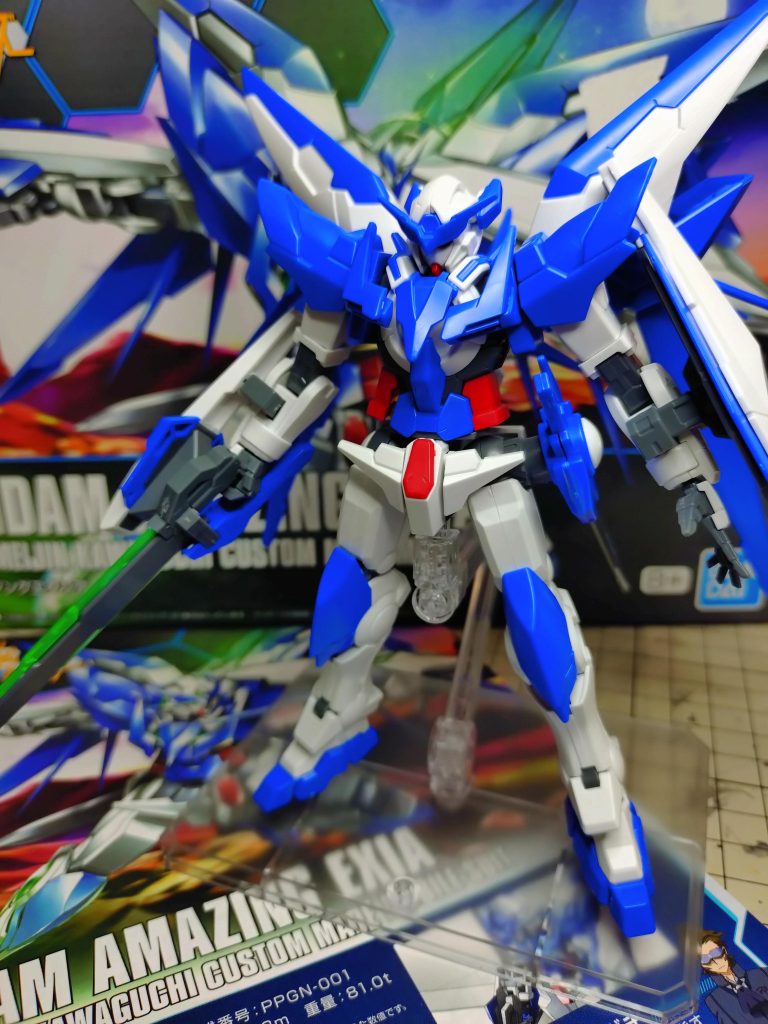 素組み。これくらいの時期のガンプラはプロポーションが良いので塗装映えしますね。